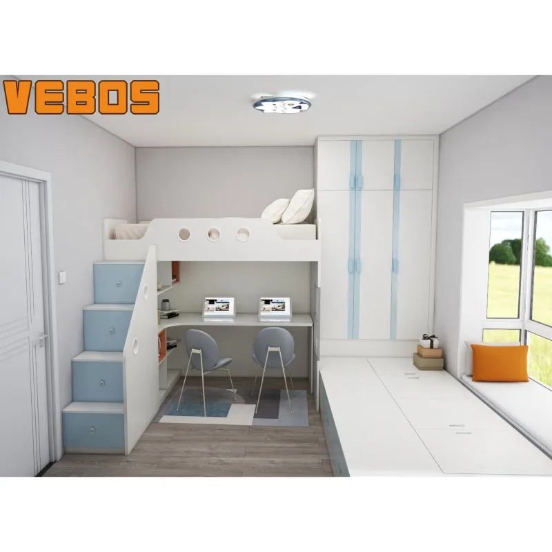 factory direct design customized kids bedroom furniture set for boys and high quality boys bedroom set