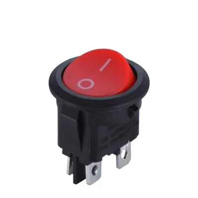 MR-6A-210-C5N-BR 10A 250 в черном корпусе вкл/выкл многофункциональный 4 клеммы красную кнопку кулисный