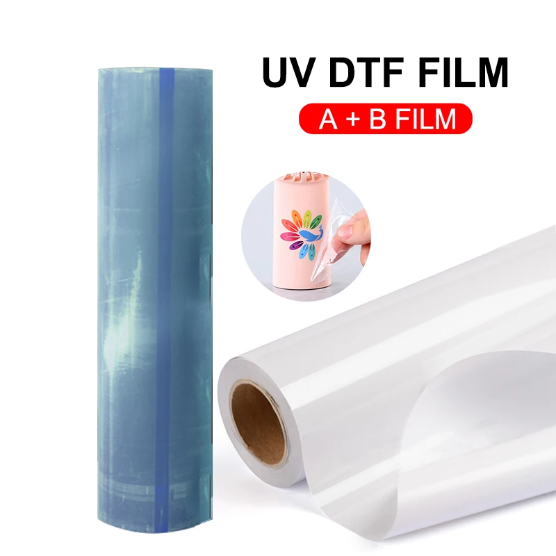 A B dtf film A3 UK ink heat transfer UV dtf pet film for t shirt printing material