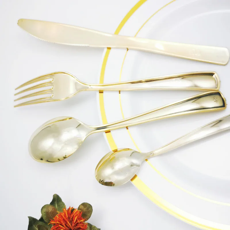 Plastics; tableware and kitchenware suppliers textured plastic handle tableware set for kids party