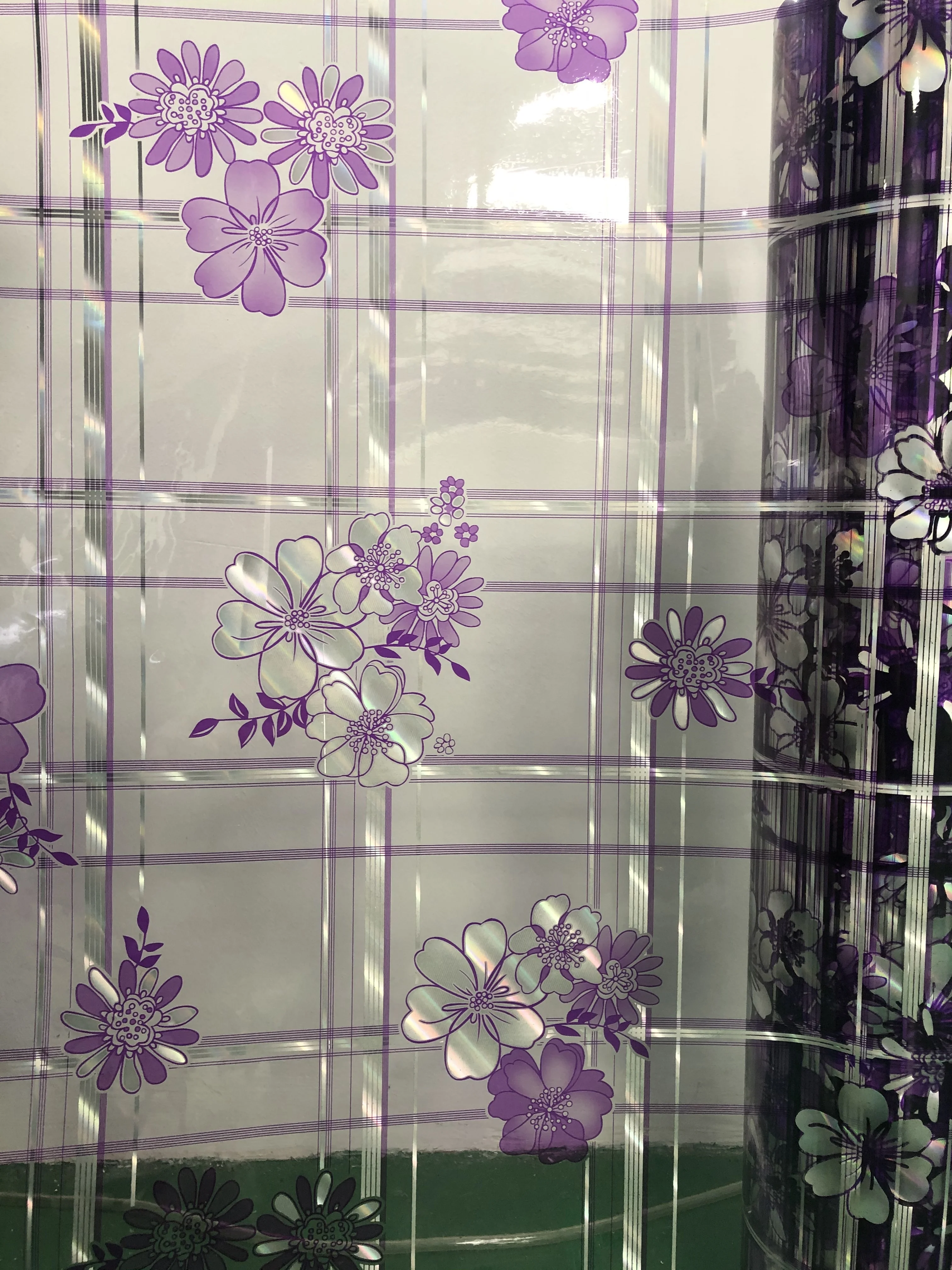 2022 New arrival pvc laminated tablecloth print lace tablecloth in roll