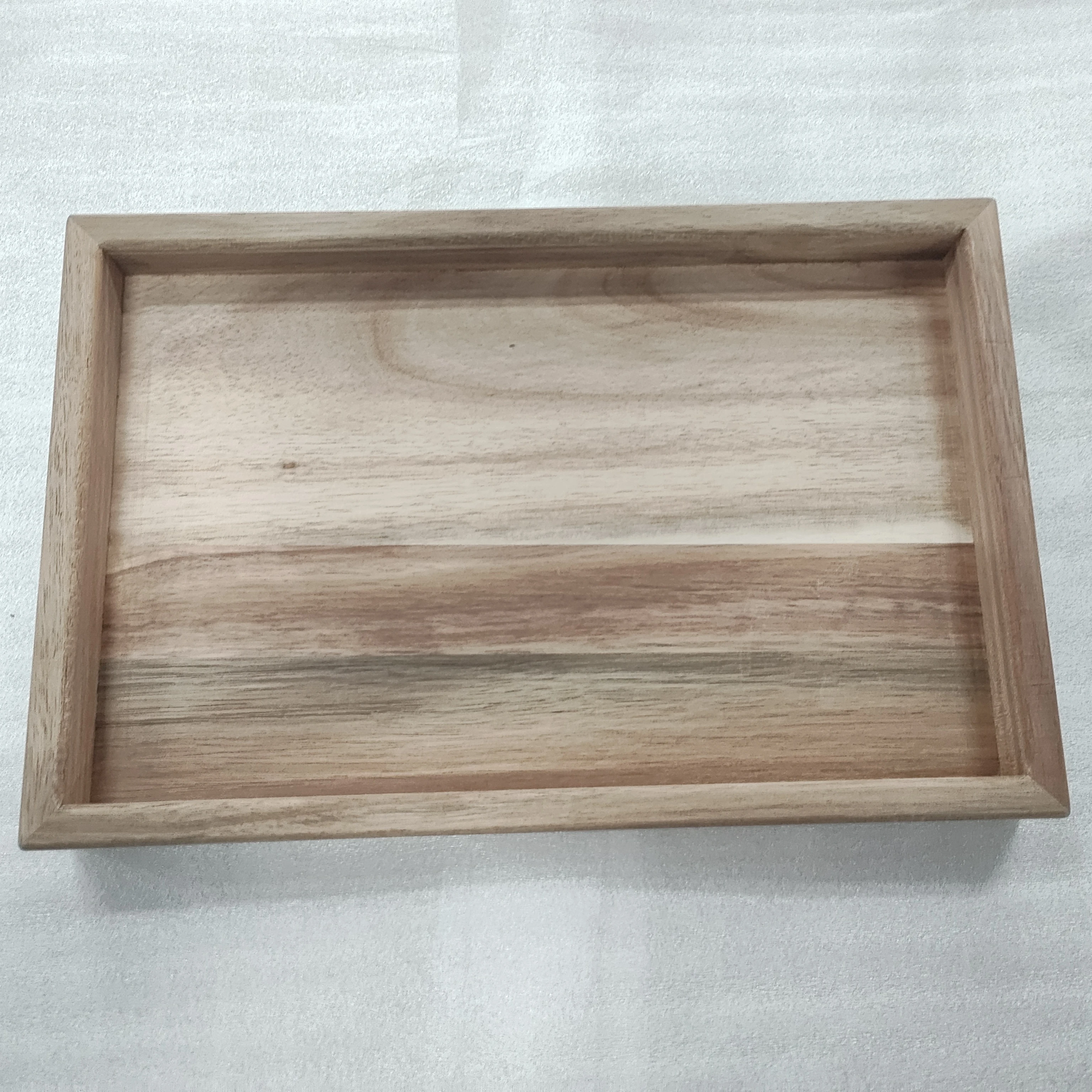 Custom Decorative Wooden Acacia Tray Different Sizes Food Plate Wooden Serving Platters Natural wood trays