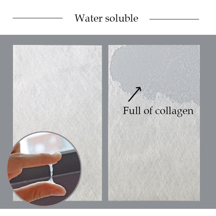 Beauty spa water soluble collagen film mask dissolving collagen Peel off Mask Skin Firming Lifting Deep Cleansing mask