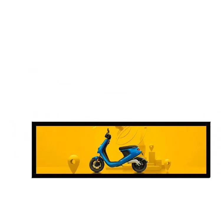 TOP fashion 28 inch store supermarket shelf edge display  digital signage and displays video