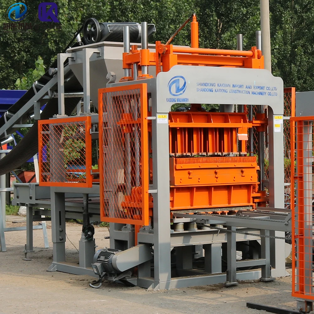 KAIQIAN QT5-15 полностью автоматическая гидравлическая машина для производства полых кирпичей блоков CHB на Филиппинах