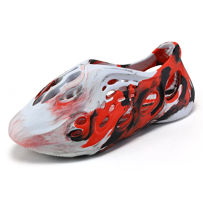 2021 New color pink fashion kids slip on yeez  summer beach sandal  girl boy men women soft  yeez