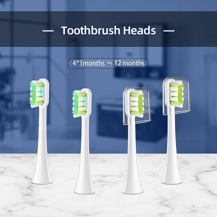 Accessories of Sonic Electric Plastic Toothbrush With Mwgnetic Levitation Motor Brush Head
