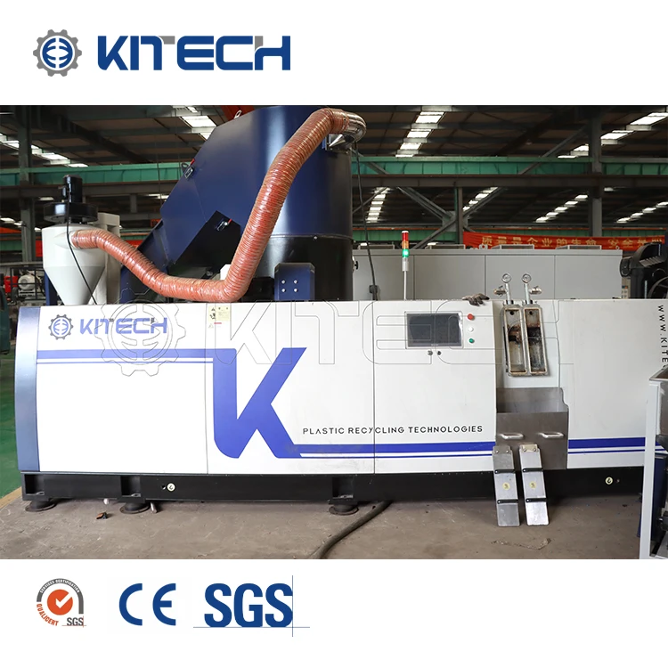 PP PE Waste Film Recycle Pelletizing Machine PP PE Recycle Pelletizer with Strand Cutting