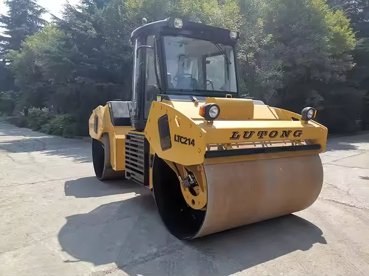 14 tons Hydraulic double drum vibratory road roller compactor