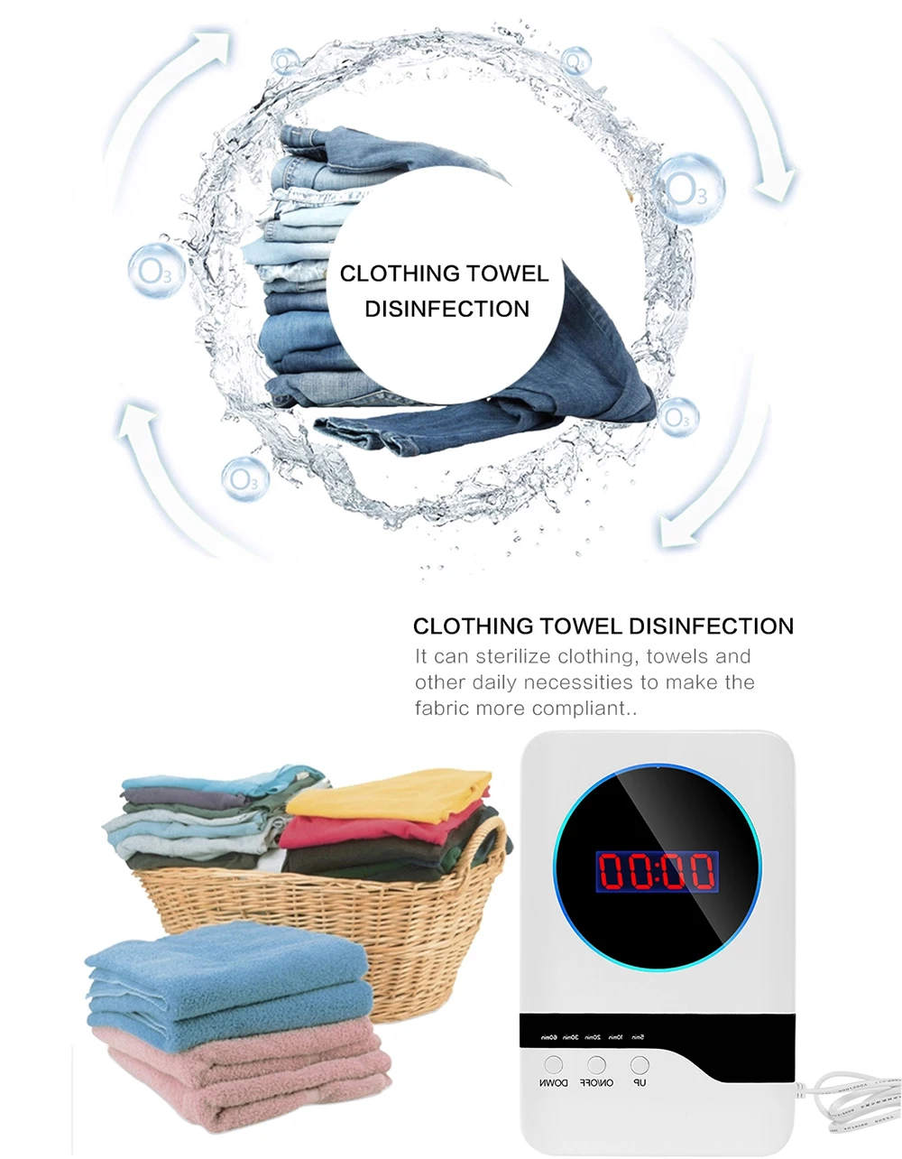 Home Kitchen use water purifier ozonizer machine for vegetables