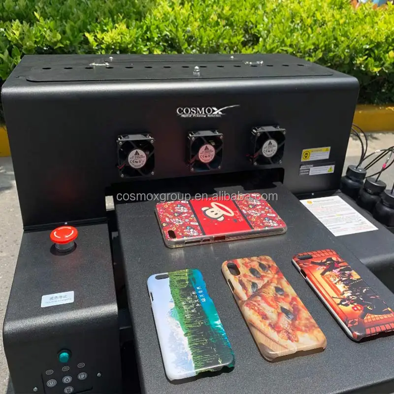 Multifunctional Digital inkjet flatbed A3 A4 led uv 3d printer machine for phone case mobile tile acrylic printing machine