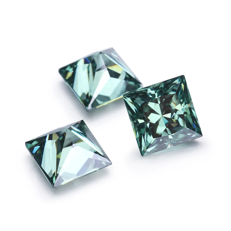 Jinying Princess cut 5.5x5.5mm 1carat Moissanite VVS colors Square Modified Brilliant loose moissanite diamond