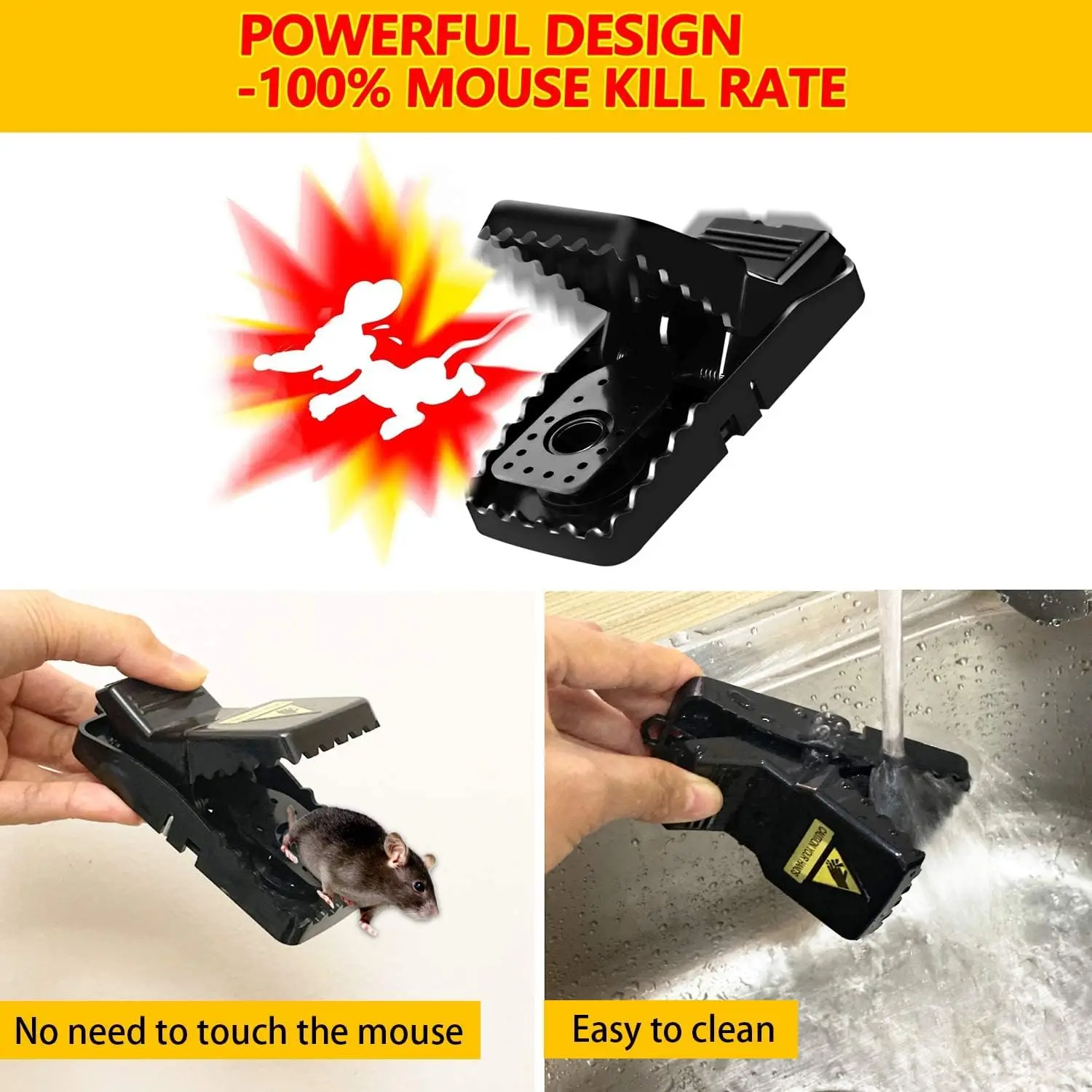 Low Price Custom Home Kitchen Catcher Killer Rat Traps Mousetrap Plastic Mouse Trap for mice control