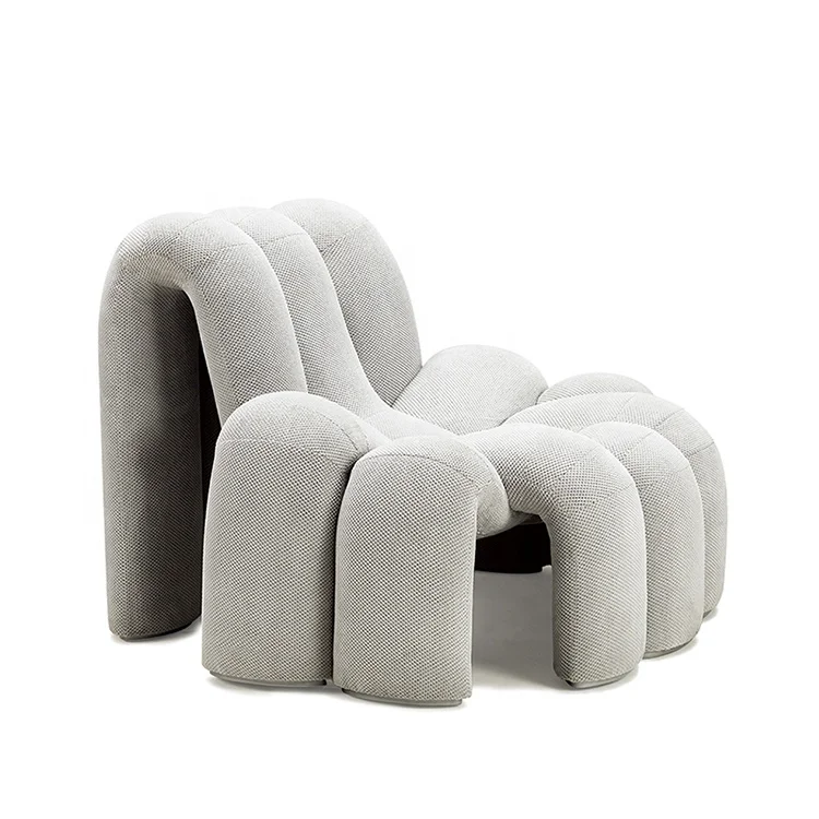 Living room sofa chair luxury designer lounge chair popular fabric crab chair