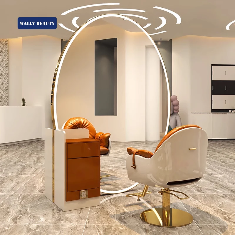 Зеркало для парикмахерской Wallybeauty зеркало с шкафом салона