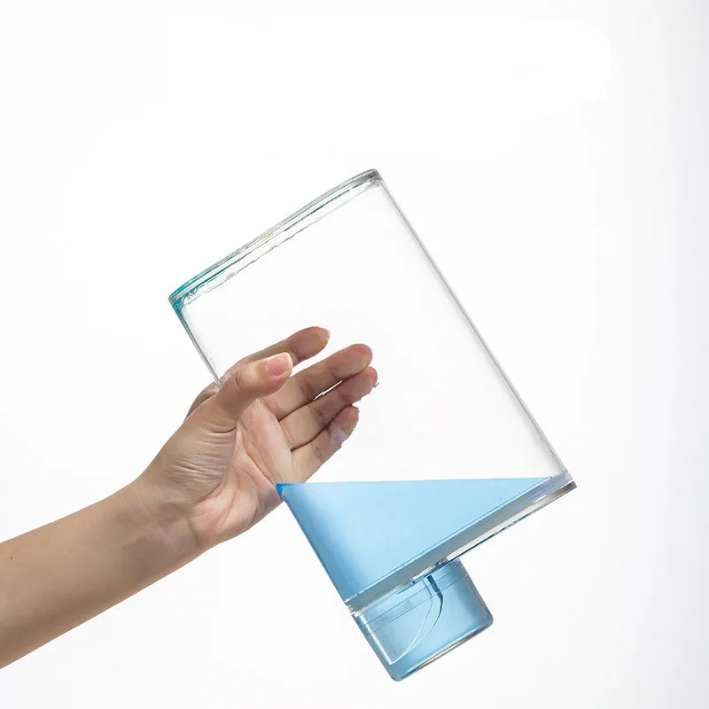 Large capacity household laundry liquid dispensing bottle bathroom wide mouth shampoo storage bottle clear soap liquid bottle