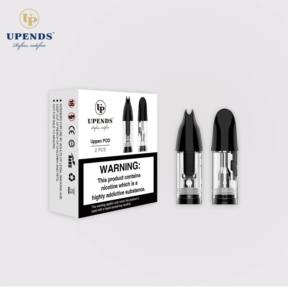  ALD UPENDS Crafty испаритель Uppen Pod (2 упаковки) l для Nic соли или CBD заправки Pen