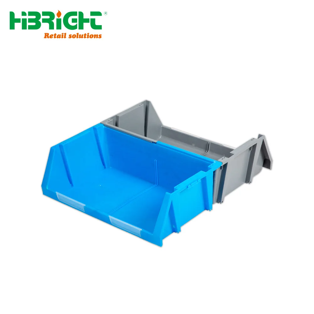 Saving space and easy transport Accessory Industry Warehouse Stackable and Nestable Plastic Storage Bin