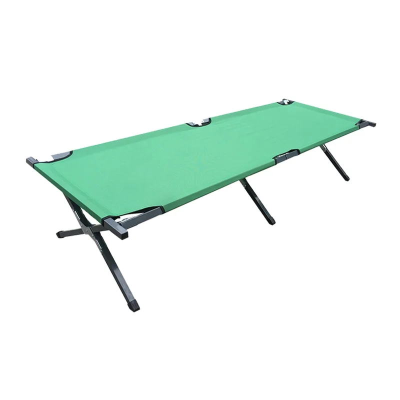 Aluminium folding camping bed