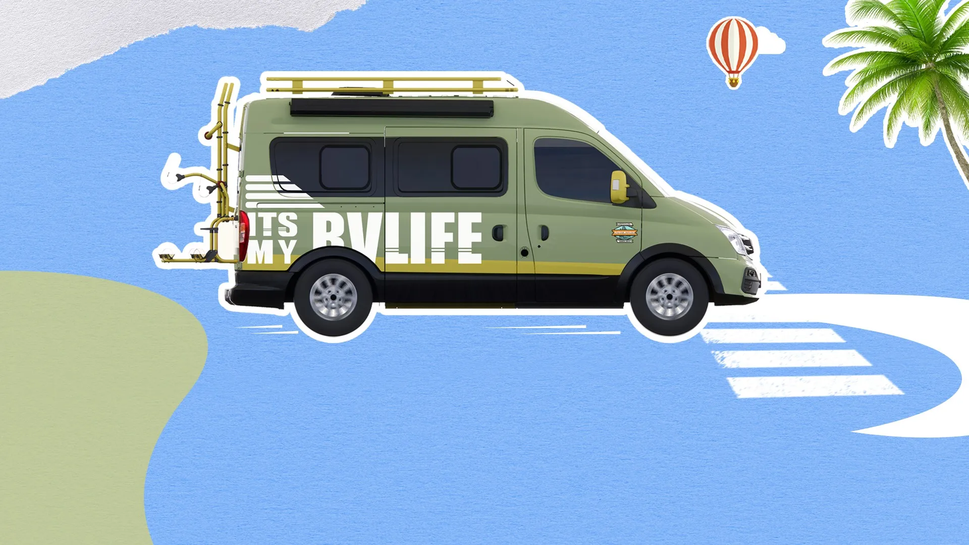 2024 SAIC MAXUS V80 RV 2.0 T Caravan AMT with Generator, Solar Panel, air Conditioner, Private Bathroom, Washer, Fridge