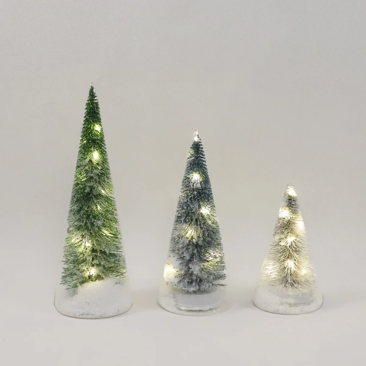 Christmas 2023 Countertop LED Tree Lamp Mini Christmas Trees Decorations Christmas Gift Set