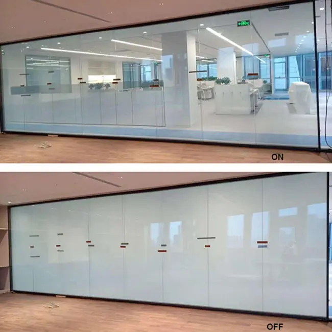 High Quality Customize PDLC Smart Film Smart Building Glass Switchable Privacy Window Film Smart Glass