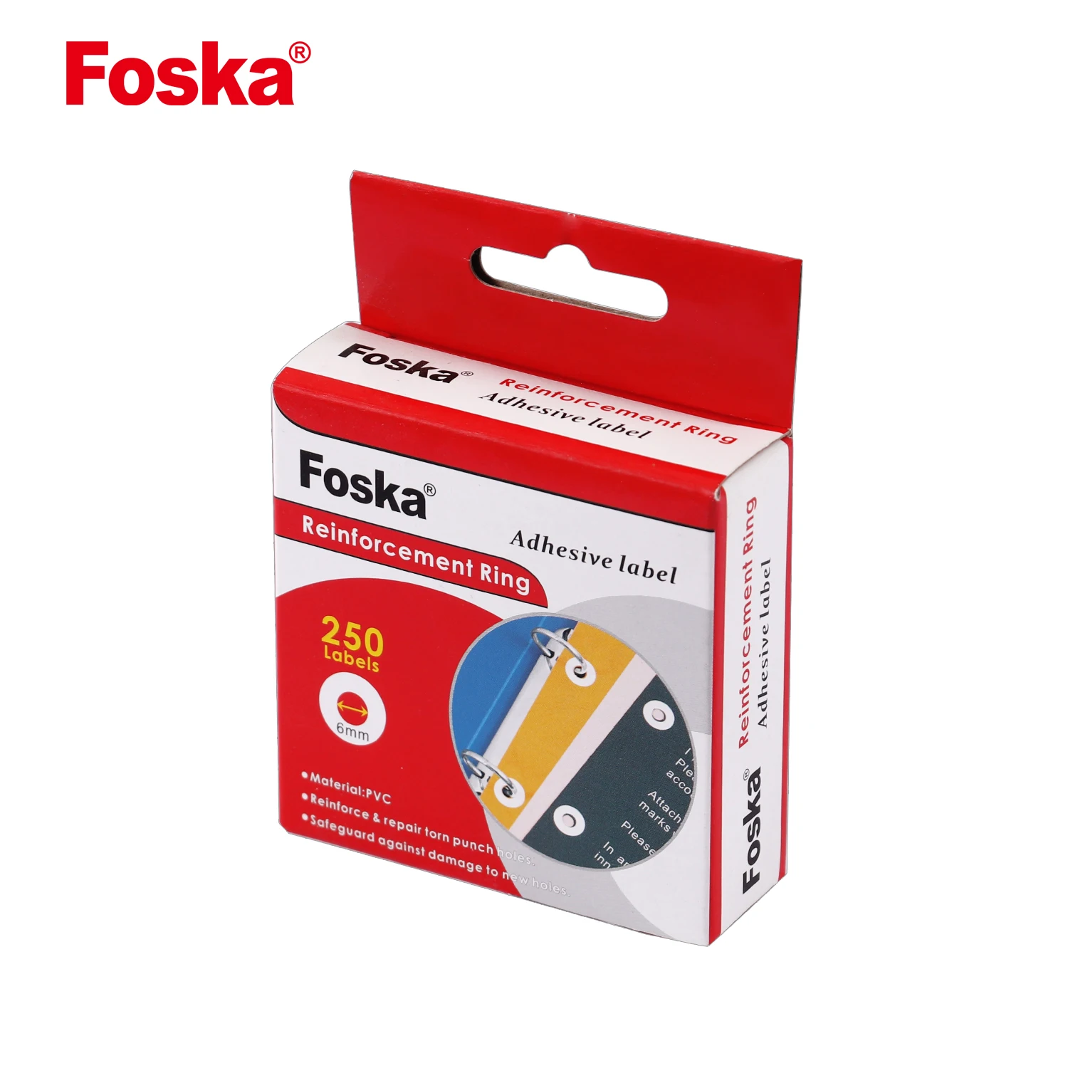 Хорошее качество пластиковое отверстие армирующее кольцо этикетка