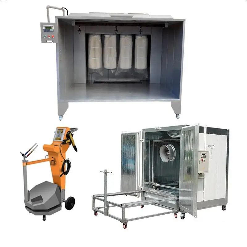 COLO Powder Coating Paint Line Systems With Power Gun