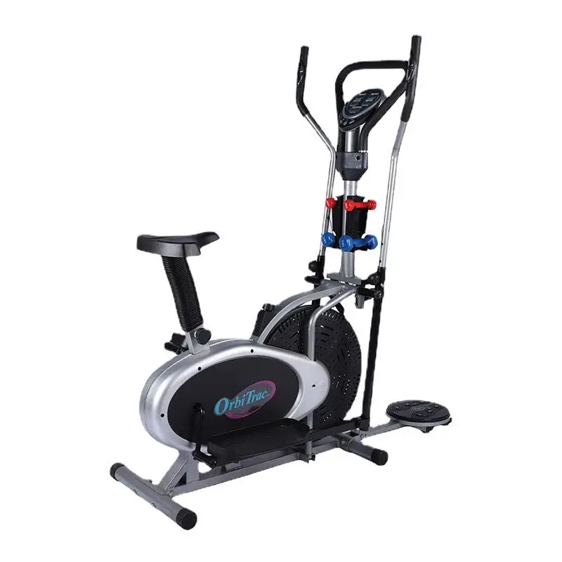 Multi Function Home Fitness Equipment Walker Stepper Exercise Bike Elliptical Cross Trainer Black Unisex Elliptical Machine