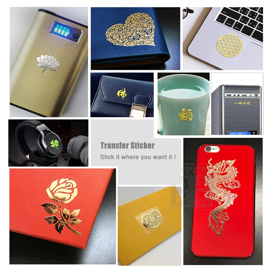 Custom Self-Adhesive 3D Logo sticker Gold Metal Nickel sticker Waterproof Sticker Custom uv transfer
