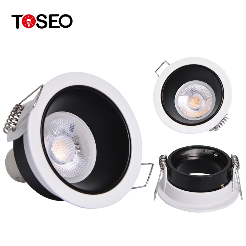 Indoor Hotel 3 Years Warranty Gu10 Ip20 Aluminium 7w Recessed Light Led Downlight
