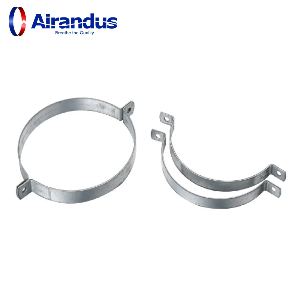 HVAC System air Conditioner Spiral Duct Clamp Ventilation Pipes Clamps Split Rings for Spiral Duct