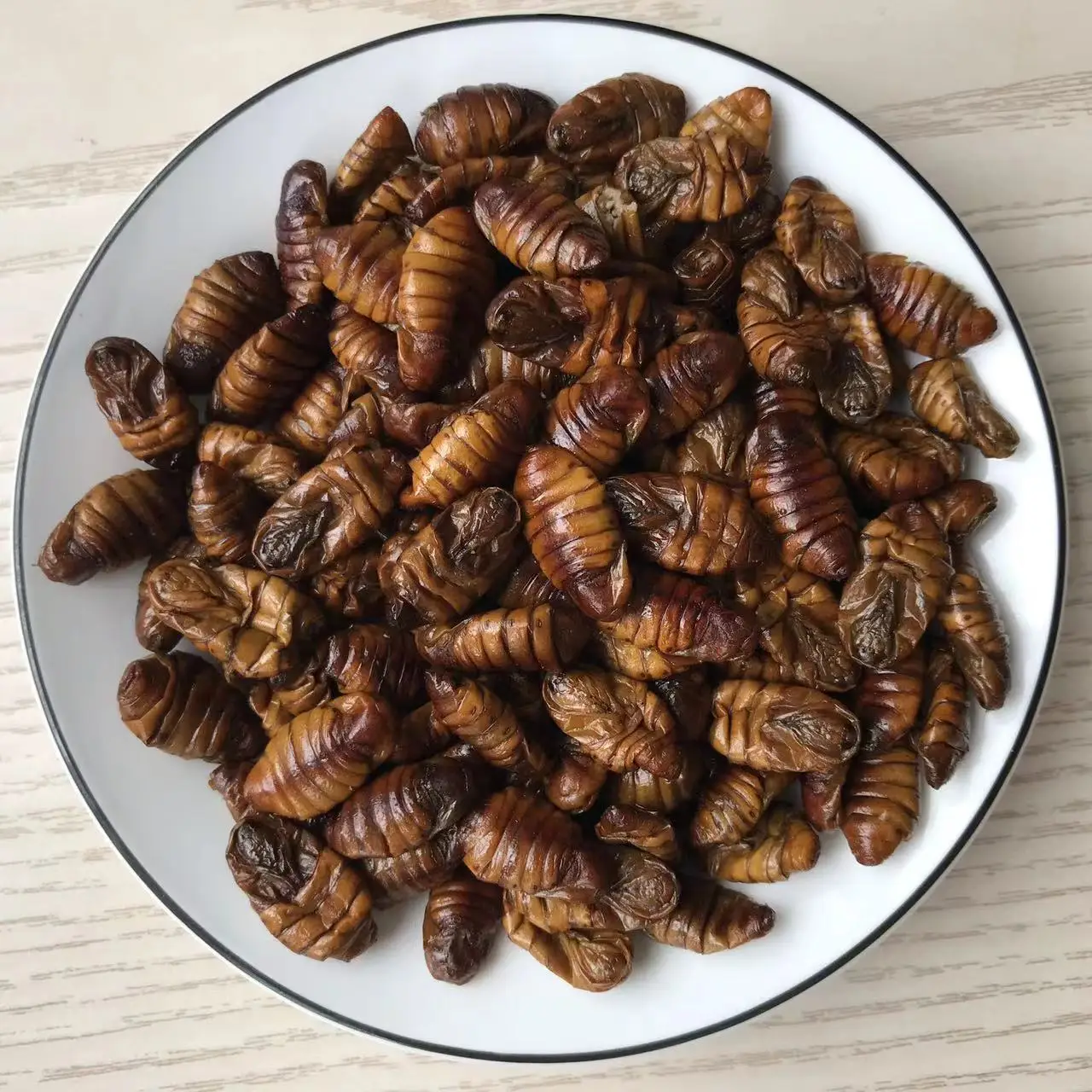 Eco Fresh Silkworm Pupae Insect Protein Animal Feed Edible Maggot