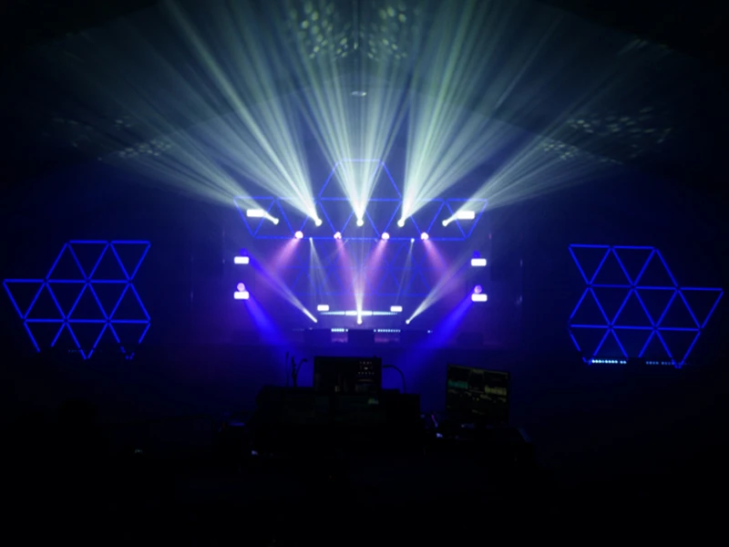 Full color 2M 48W 3D shadowless tube led stage lighting RGB Art-net control