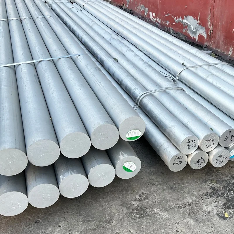 Aluminum Billet And Ingot 6063 6061 Aluminium Bar Alloy Rod Aluminum Round Bar In Stock