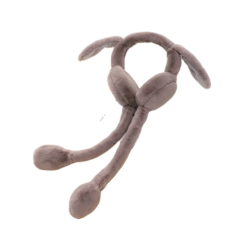 Fur Plush Moving Rabbit Ear Earflaps Lovely Warmer Winter Earmuffs