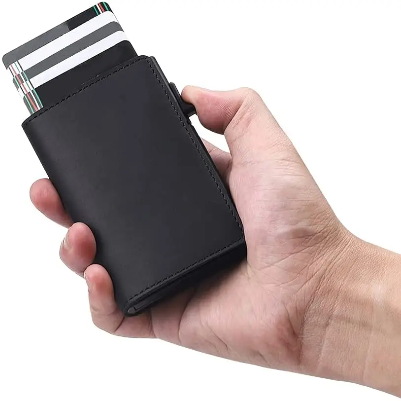 Модный бумажник из натуральной кожи чехол для ключей защитный airтеги многофункциональный с Apple