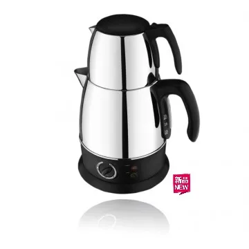 Traditional Turkish Electric Teapot with Kettle, Electric Tea maker, Electric Teapot Set