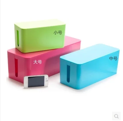 CHICON Desktop Wifi Router Storage Box Socket Wire Organizer Box