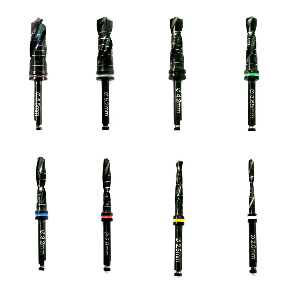 Оптовая продажа набор 2024 зубных имплантатов для дрели 8 шт.