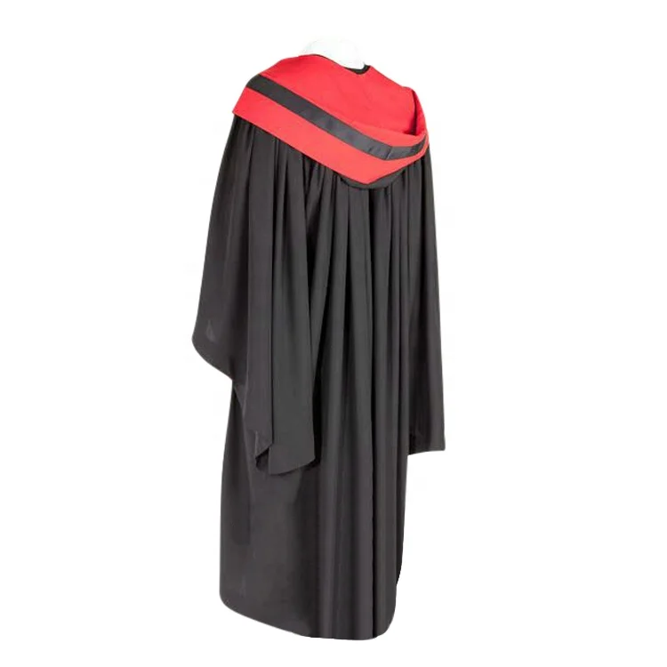 Best selling top Quality black adult High Australia uk doctoral phd Hood Wholesale graduation