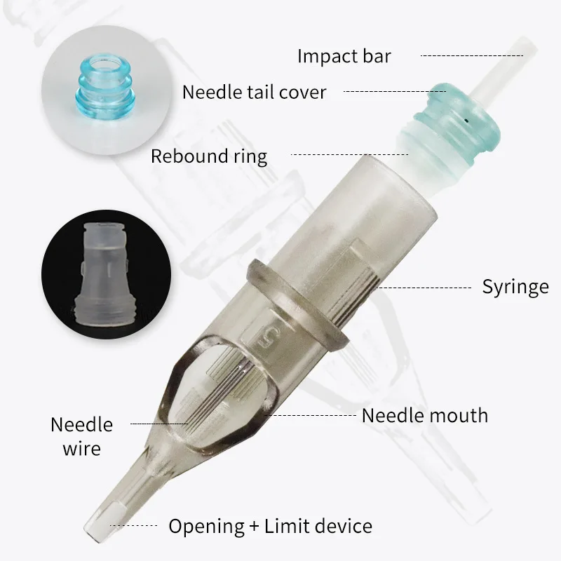 Private Label Disposable Tattoo Cartridge Needles Custom Logo MOQ 100boxes Tattoo Needle Cartridge