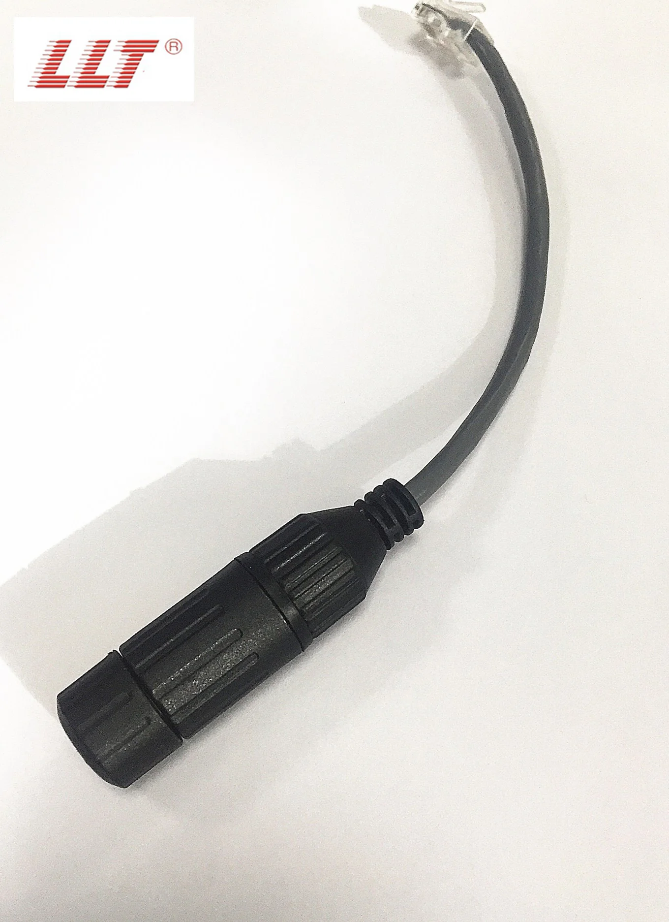 M16 RJ45 ethernet connector plastic  8P8C IP65 waterproof cable connector