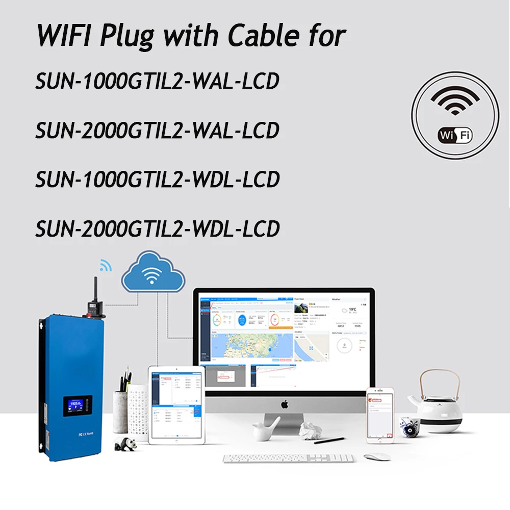 Wi-Fi-порт штекер Wi-Fi модем для SUN-1000GTIL2 SUN-2000GTIL2 солнечной/ветровой сети подключенный инвертор с мониторингом