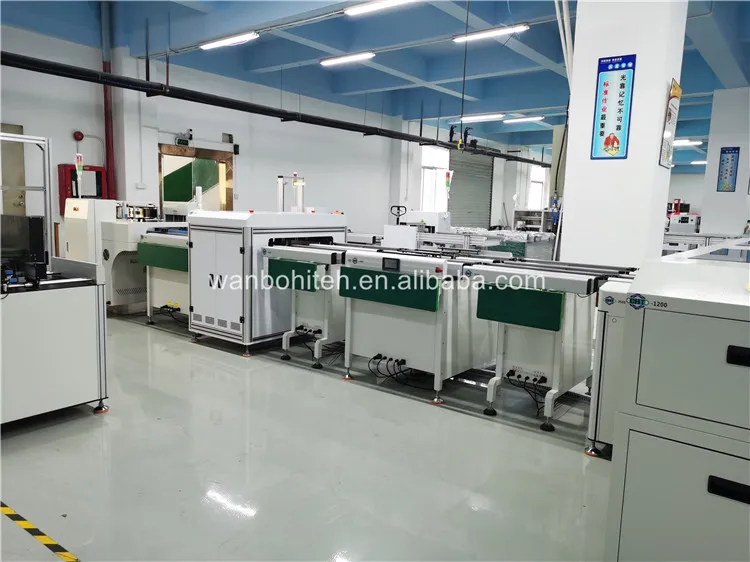 Automatic SMT line PCB buffer conveyor Double track NG OK conveyor AOI PCB Reject Conveyor