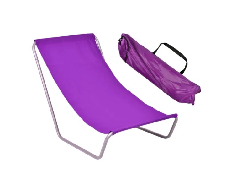 portable easy camping folding beach sling reclining chair tourist lounger