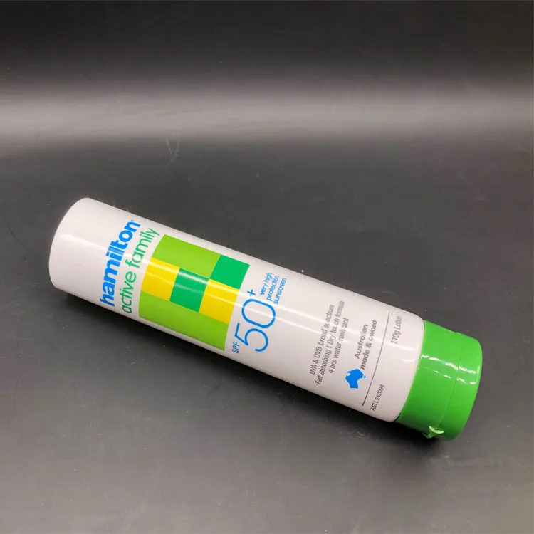 plastic tube for cosmetics hamilton active family 110g  empty soft plastic tubes packaging skin care lotion