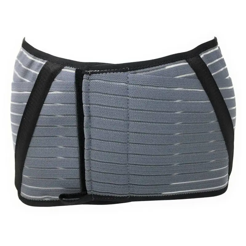 Wholesale Grey Lumbar Brace Lower Back Support Belt Multi-size Sacroiliac Brace Belt With Hook and Loop