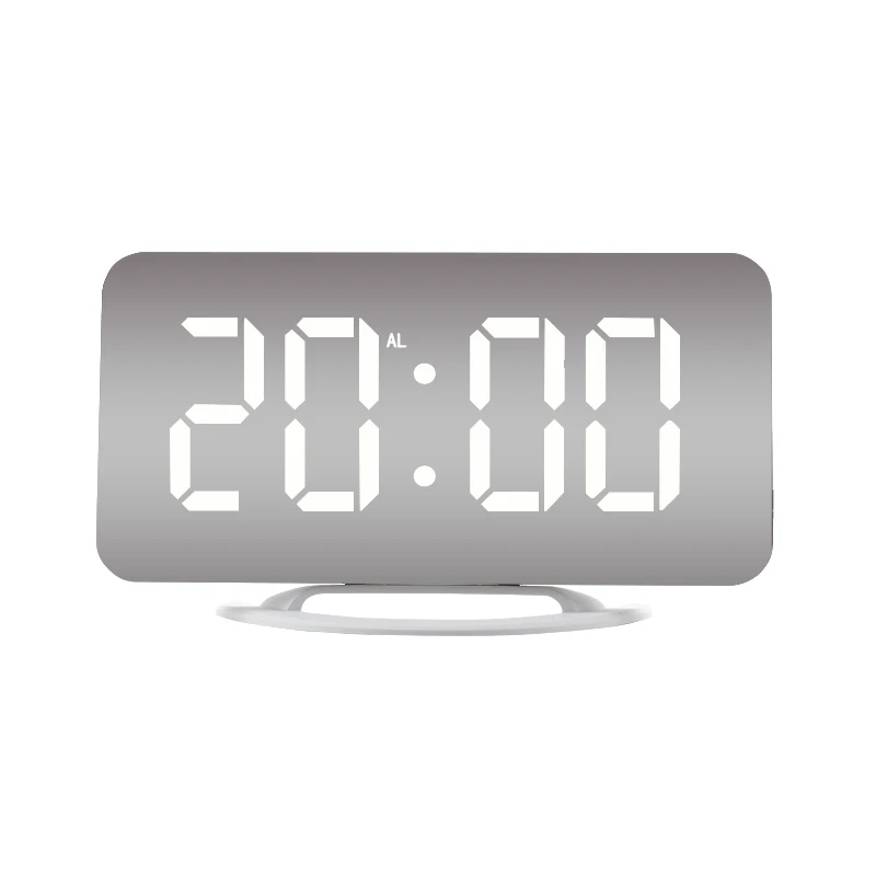 Oclock Wall For Mirror Clock Alarm Amazing Digital Office Clocks Gadgets Rotating Decorations Mount Light Custom Multi