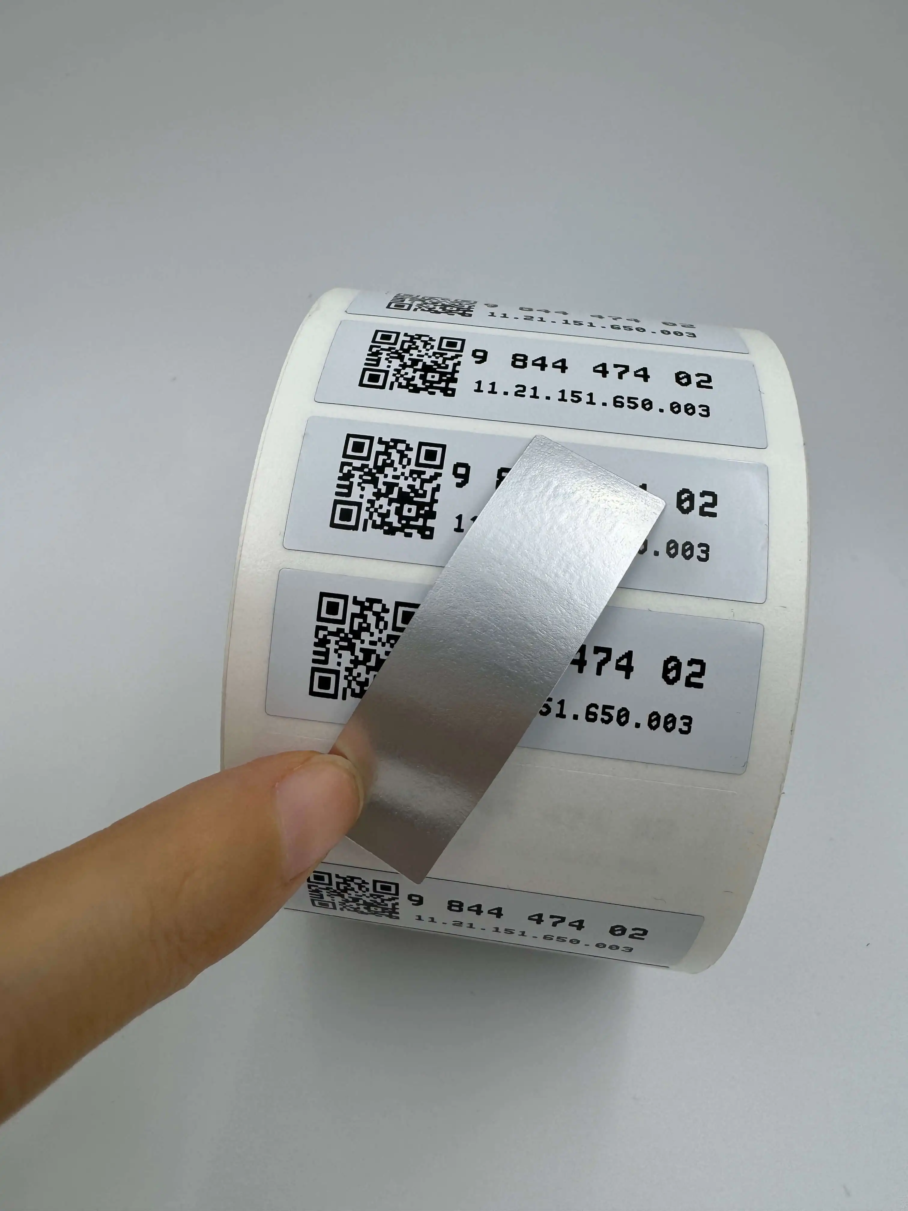 Hot Products Printed sticker Serial Number Barcode Printing Adhesive Sticker With most popular